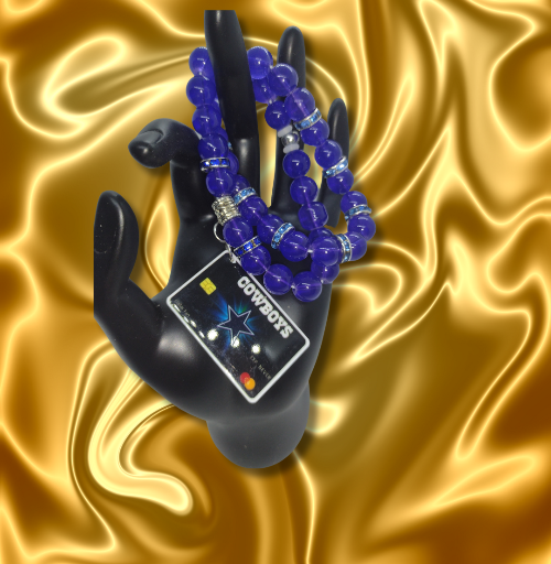 Designer Dallas Cowboys Credit Card Stretch Bracelet