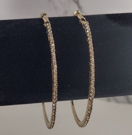 Hoop Bling Earrings
