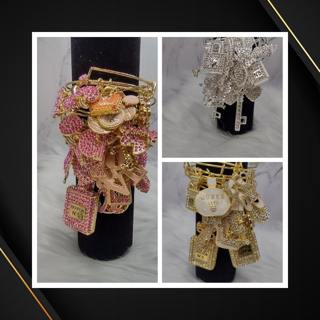 Bling Bangle Adjustable Bracelets