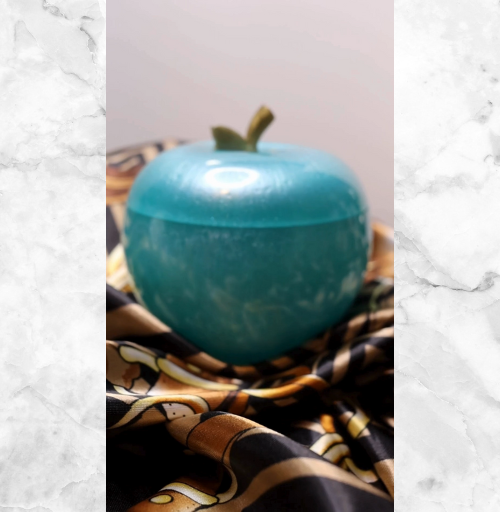 Custom Resin Apple Jar | Handmade Apple Shaped Storage Jar | Regular & Large