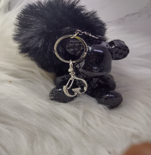 Quilted Bear Keychain